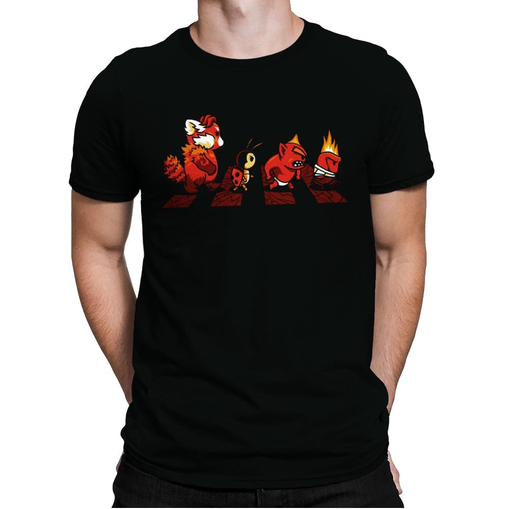 Red Rage Road - Mens Premium T-Shirts RIPT Apparel Small / Black