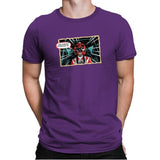Red Ranger Standing By Exclusive - Mens Premium T-Shirts RIPT Apparel Small / Purple Rush