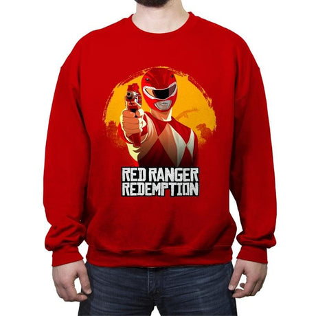 Red Redemption - Crew Neck Sweatshirt Crew Neck Sweatshirt RIPT Apparel