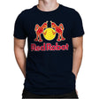Red Robot - Mens Premium T-Shirts RIPT Apparel Small / Midnight Navy