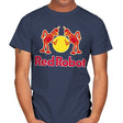 Red Robot - Mens T-Shirts RIPT Apparel Small / Navy