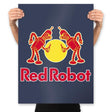 Red Robot - Prints Posters RIPT Apparel 18x24 / Navy