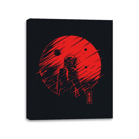 Red Space - Canvas Wraps Canvas Wraps RIPT Apparel 11x14 / Black