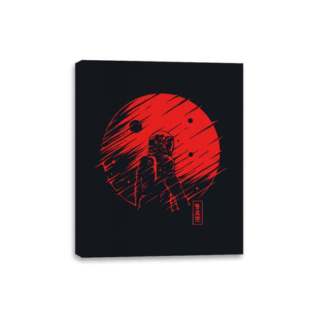 Red Space - Canvas Wraps Canvas Wraps RIPT Apparel 8x10 / Black