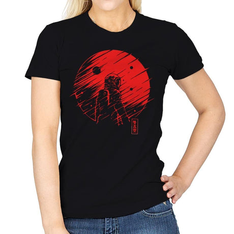 Red Space - Womens T-Shirts RIPT Apparel Small / Black