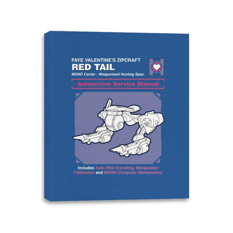Red Tail Service Manual - Canvas Wraps Canvas Wraps RIPT Apparel 11x14 / Royal