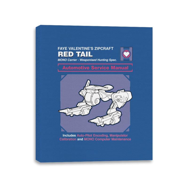 Red Tail Service Manual - Canvas Wraps Canvas Wraps RIPT Apparel 11x14 / Royal