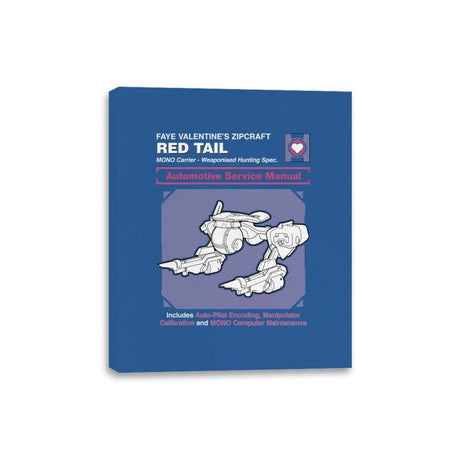 Red Tail Service Manual - Canvas Wraps Canvas Wraps RIPT Apparel 8x10 / Royal
