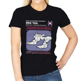 Red Tail Service Manual - Womens T-Shirts RIPT Apparel Small / Black