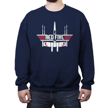 Redfive - Crew Neck Sweatshirt Crew Neck Sweatshirt RIPT Apparel Small / Navy