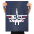 Redfive - Prints Posters RIPT Apparel 18x24 / Navy