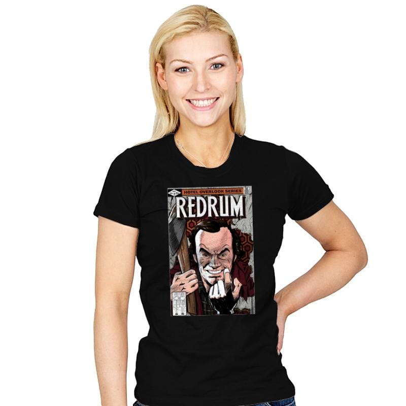 Redrum Bub - Womens T-Shirts RIPT Apparel Small / Black