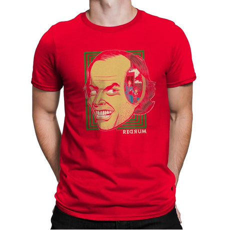 Redrum - Mens Premium T-Shirts RIPT Apparel Small / Red