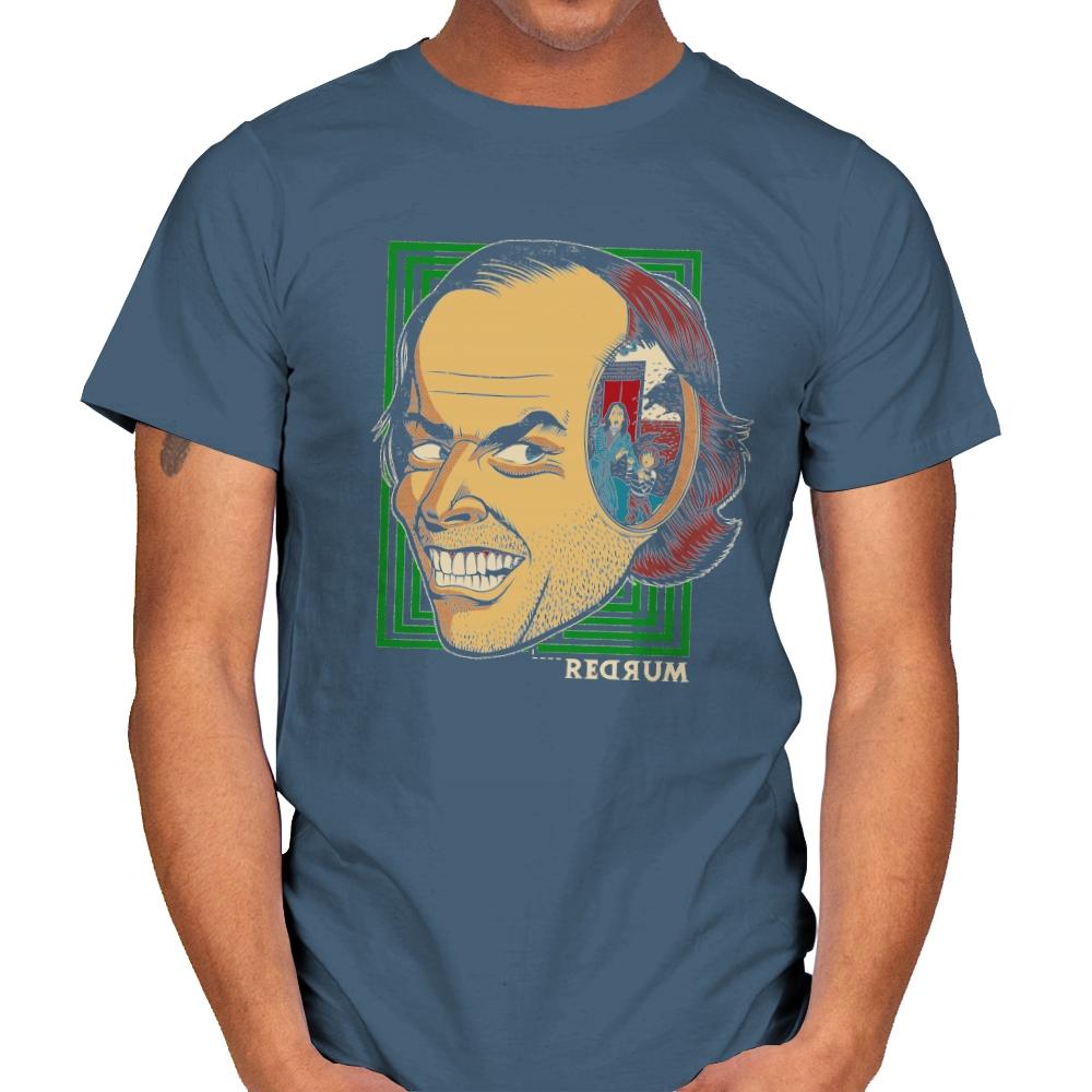 Redrum - Mens T-Shirts RIPT Apparel Small / Indigo Blue