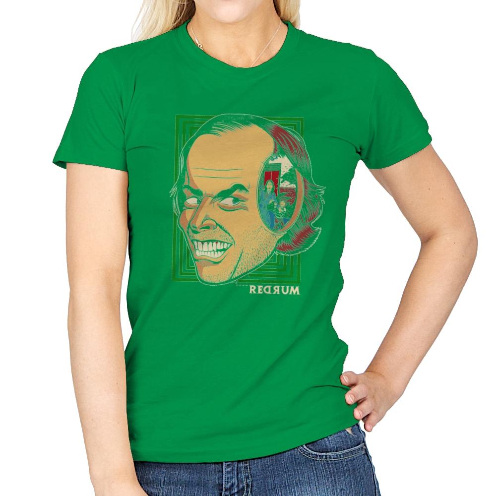 Redrum - Womens T-Shirts RIPT Apparel Small / Irish Green