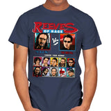 Reeves of Rage - Mens T-Shirts RIPT Apparel Small / Navy