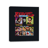 Reeves of Rage - Retro Fighter Series - Canvas Wraps Canvas Wraps RIPT Apparel 11x14 / Black