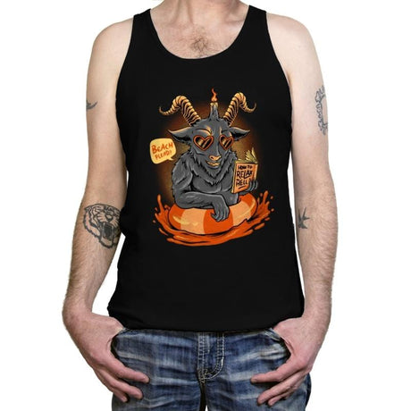 Relax Time of Evil  - Tanktop Tanktop RIPT Apparel X-Small / Black