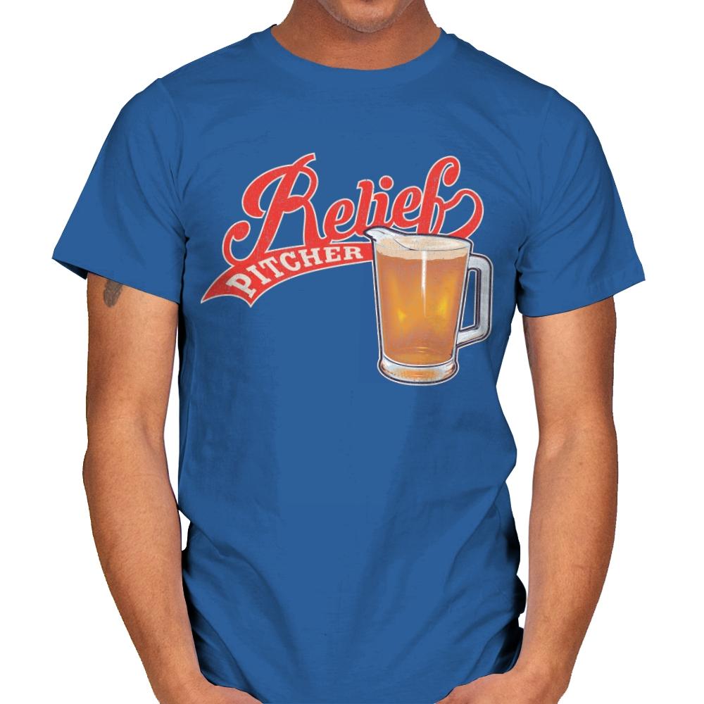 Relief Pitcher - Mens T-Shirts RIPT Apparel Small / Royal