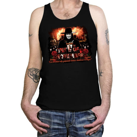 Remember November - Tanktop Tanktop RIPT Apparel X-Small / Black