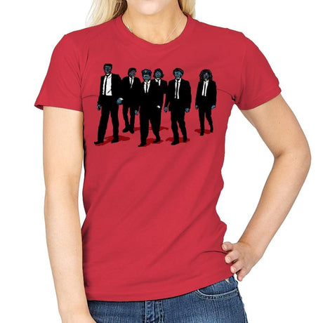 Reservoir Aliens - Womens T-Shirts RIPT Apparel Small / Red