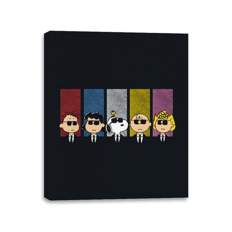 Reservoir Beagles - Canvas Wraps Canvas Wraps RIPT Apparel 11x14 / Black