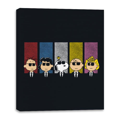 Reservoir Beagles - Canvas Wraps Canvas Wraps RIPT Apparel 16x20 / Black