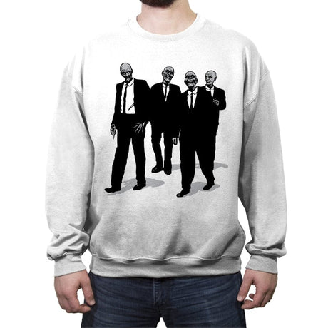 Reservoir Gentlemen - Crew Neck Sweatshirt Crew Neck Sweatshirt RIPT Apparel Small / White