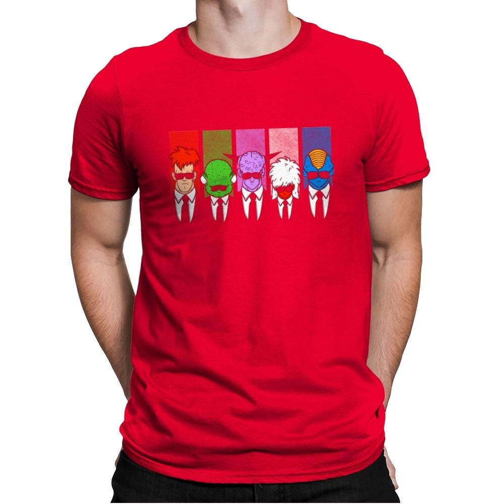 Reservoir Ginyu - Mens Premium T-Shirts RIPT Apparel Small / Red