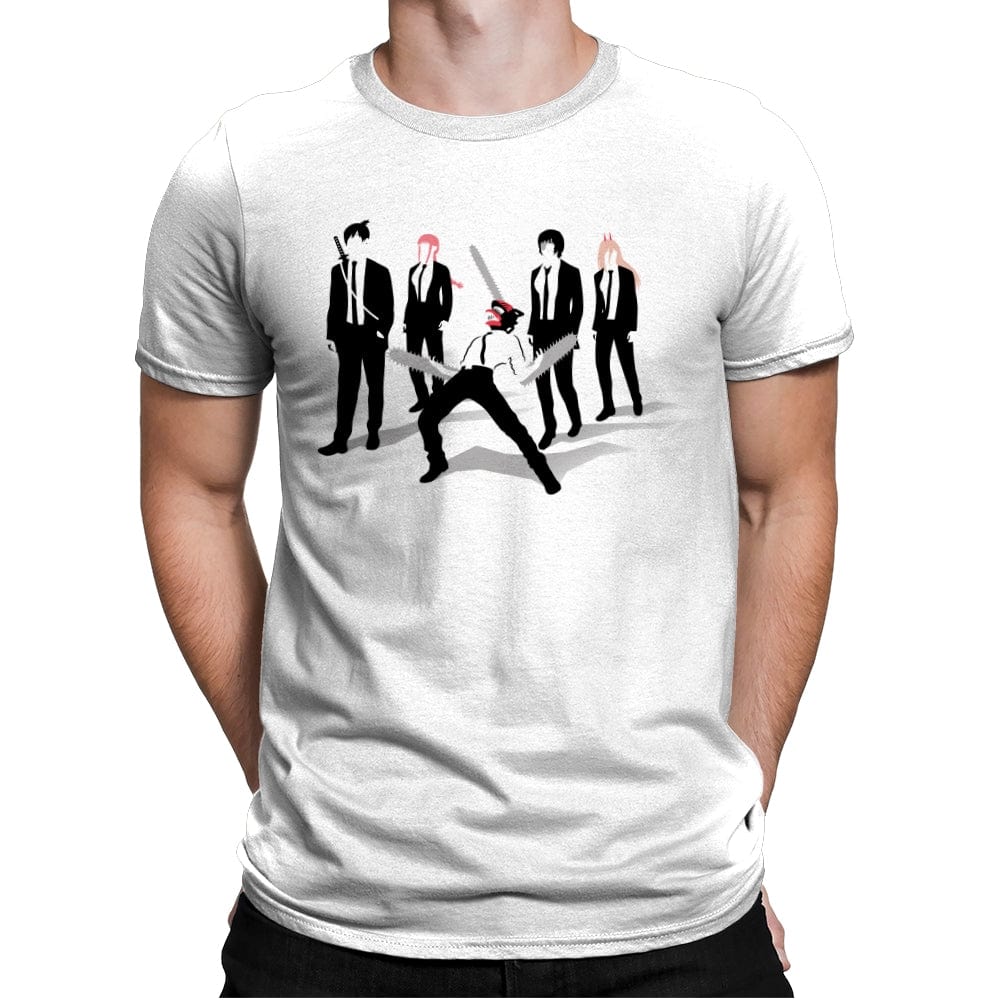 Reservoir Hunters - Mens Premium T-Shirts RIPT Apparel Small / White