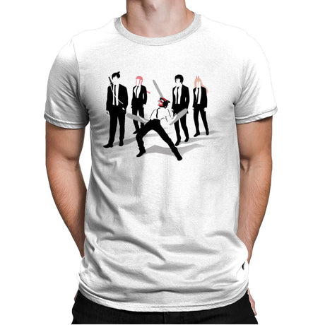Reservoir Hunters - Mens Premium T-Shirts RIPT Apparel Small / White