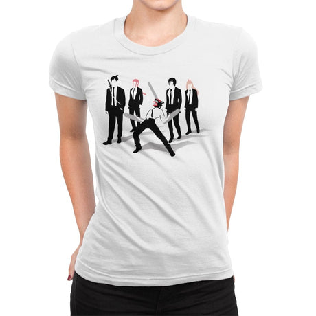 Reservoir Hunters - Womens Premium T-Shirts RIPT Apparel Small / White