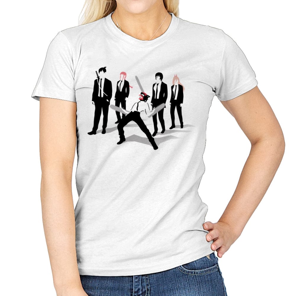 Reservoir Hunters - Womens T-Shirts RIPT Apparel Small / White