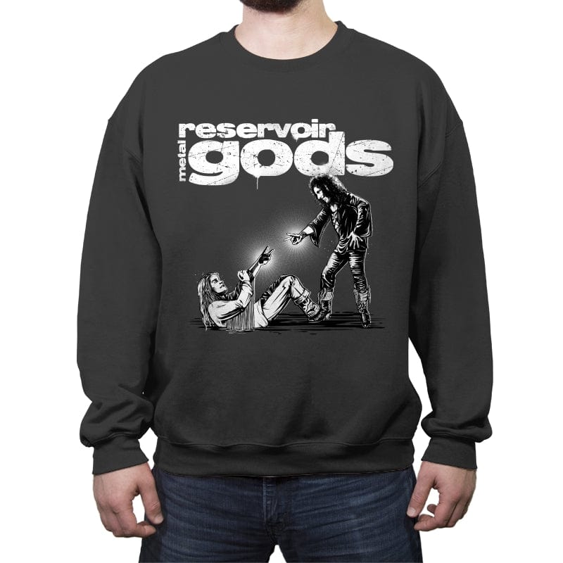 Reservoir Metal Gods - Crew Neck Sweatshirt Crew Neck Sweatshirt RIPT Apparel Small / Charcoal