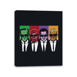 Reservoir Monsters - Canvas Wraps Canvas Wraps RIPT Apparel 11x14 / Black