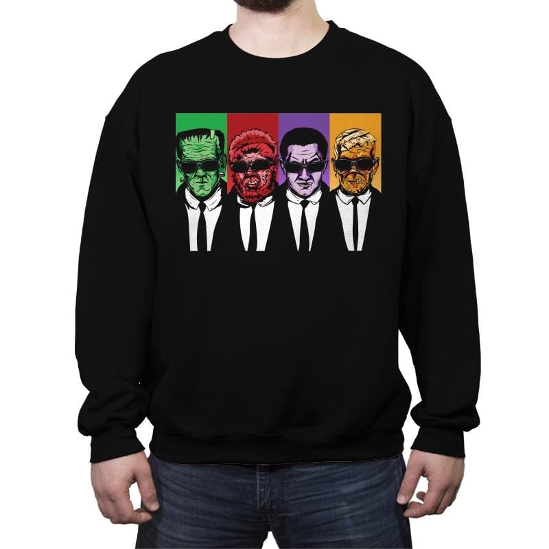 Reservoir Monsters - Crew Neck Sweatshirt Crew Neck Sweatshirt RIPT Apparel Small / Black