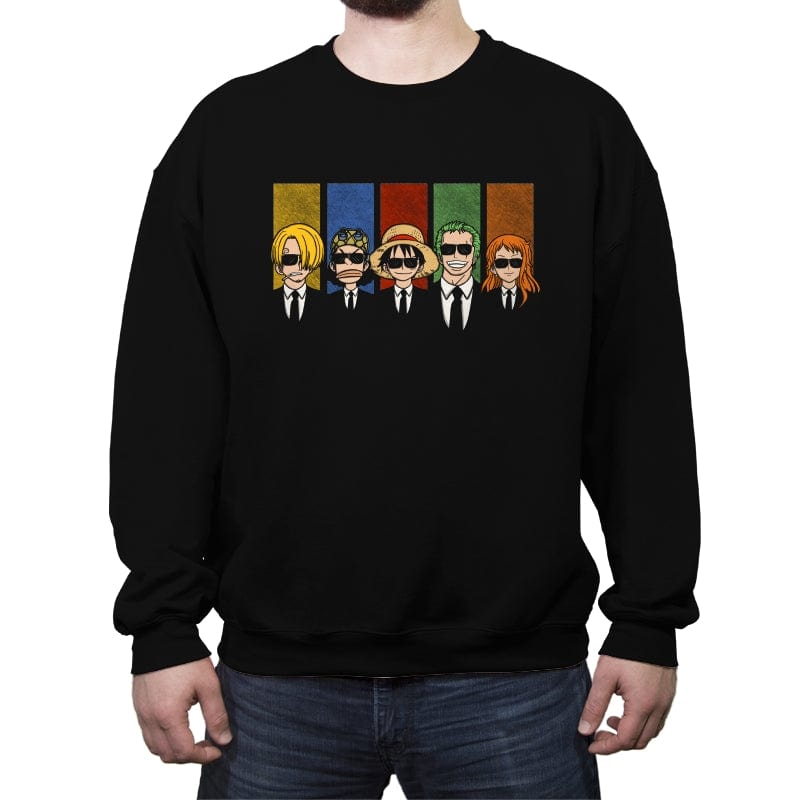Reservoir Pirates - Crew Neck Sweatshirt Crew Neck Sweatshirt RIPT Apparel Small / Black
