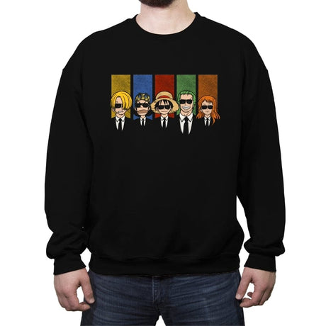 Reservoir Pirates - Crew Neck Sweatshirt Crew Neck Sweatshirt RIPT Apparel Small / Black