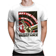 Resist - Mens Premium T-Shirts RIPT Apparel Small / White