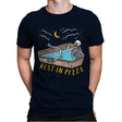 Rest In Pizza - Mens Premium T-Shirts RIPT Apparel Small / Midnight Navy