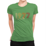 Retro 1977 - Womens Premium T-Shirts RIPT Apparel Small / Kelly