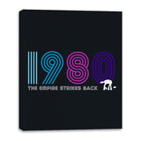 Retro 1980 - Canvas Wraps Canvas Wraps RIPT Apparel 16x20 / Black
