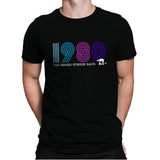 Retro 1980 - Mens Premium T-Shirts RIPT Apparel Small / Black