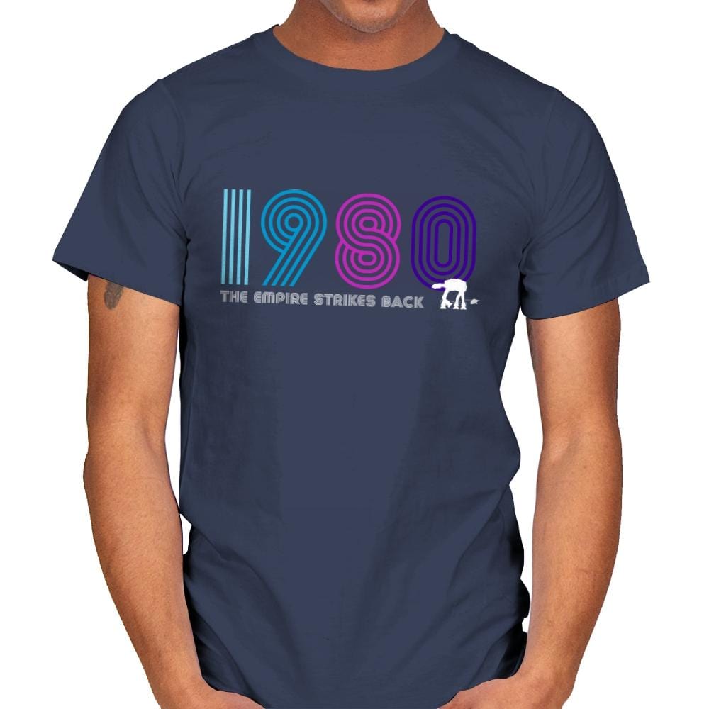 Retro 1980 - Mens T-Shirts RIPT Apparel Small / Navy
