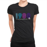 Retro 1980 - Womens Premium T-Shirts RIPT Apparel Small / Black