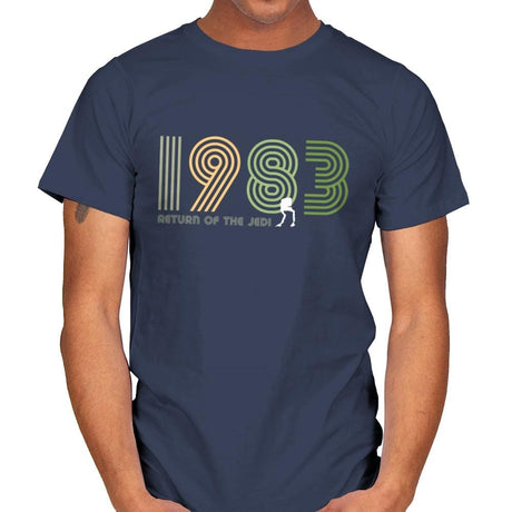 Retro 1983 - Mens T-Shirts RIPT Apparel Small / Navy