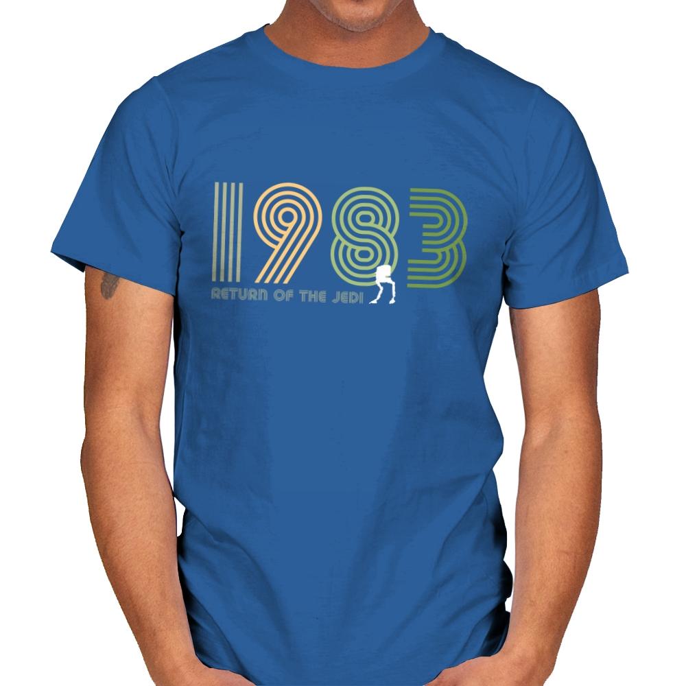Retro 1983 - Mens T-Shirts RIPT Apparel Small / Royal