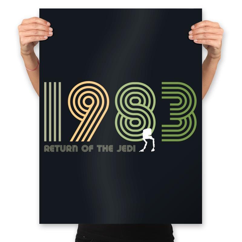 Retro 1983 - Prints Posters RIPT Apparel 18x24 / Black