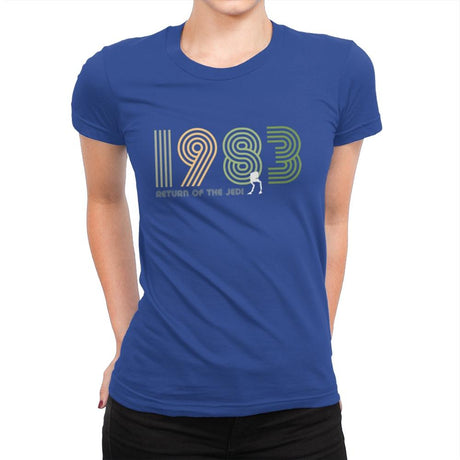 Retro 1983 - Womens Premium T-Shirts RIPT Apparel Small / Royal