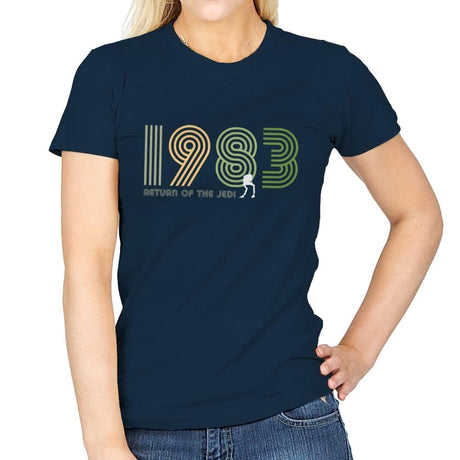 Retro 1983 - Womens T-Shirts RIPT Apparel Small / Navy
